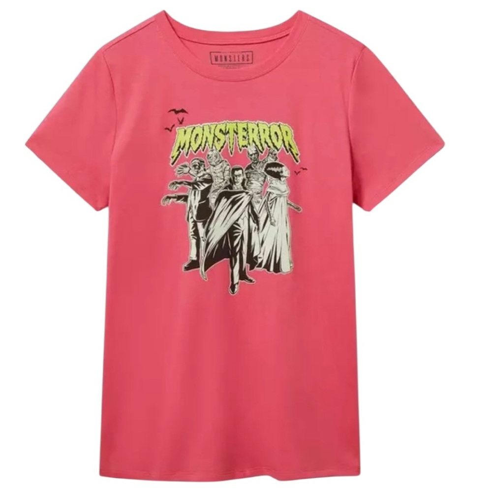 Torrid Universal Studios Monsters Classic Fit Cotton Crew Tee Size 2